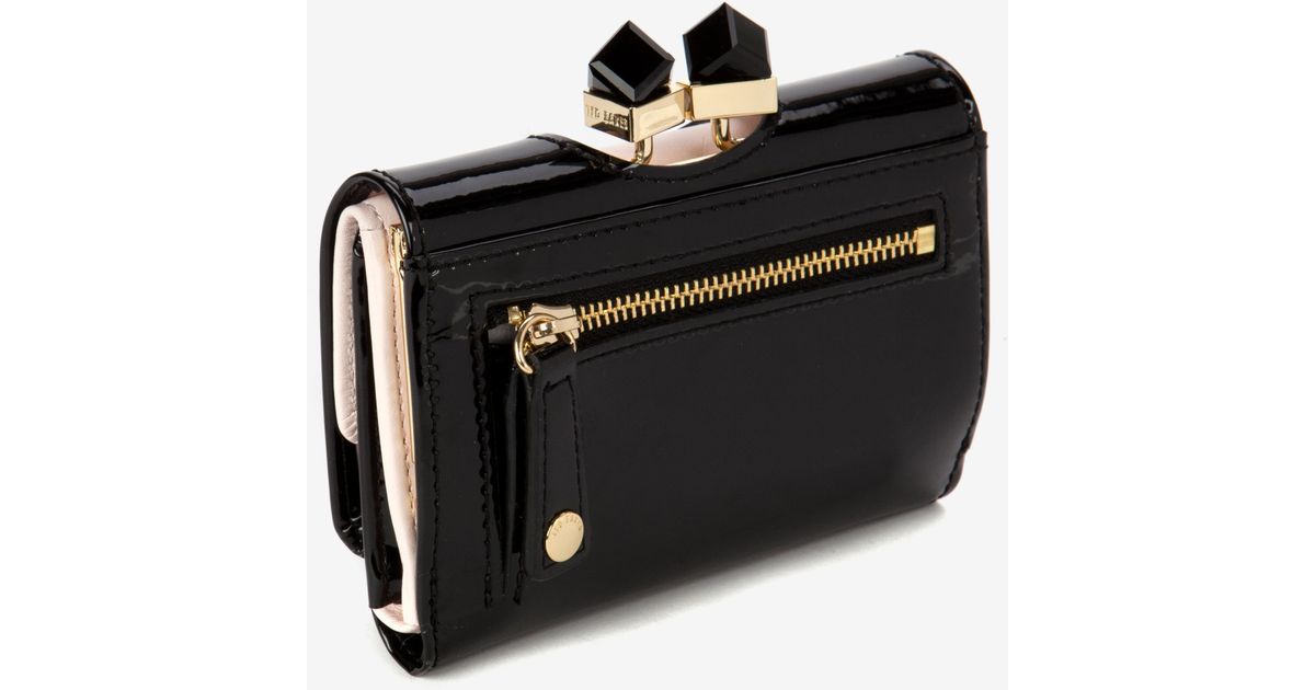 ted baker black patent bag