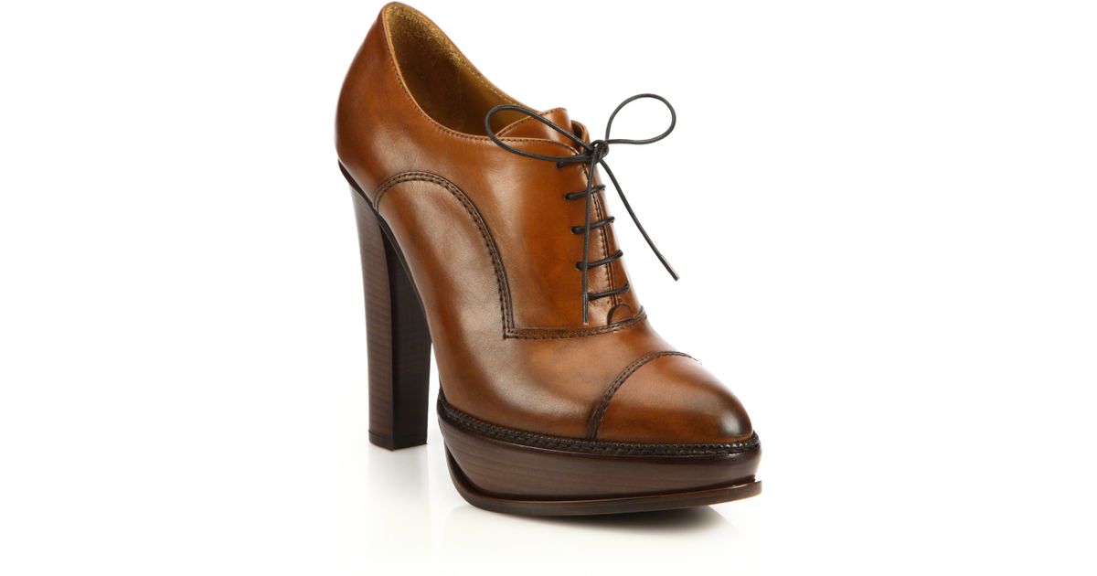 Ralph Lauren Temple Leather Oxford 