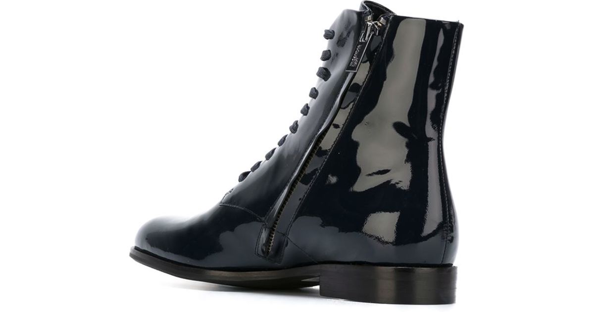 jil sander lace up boots