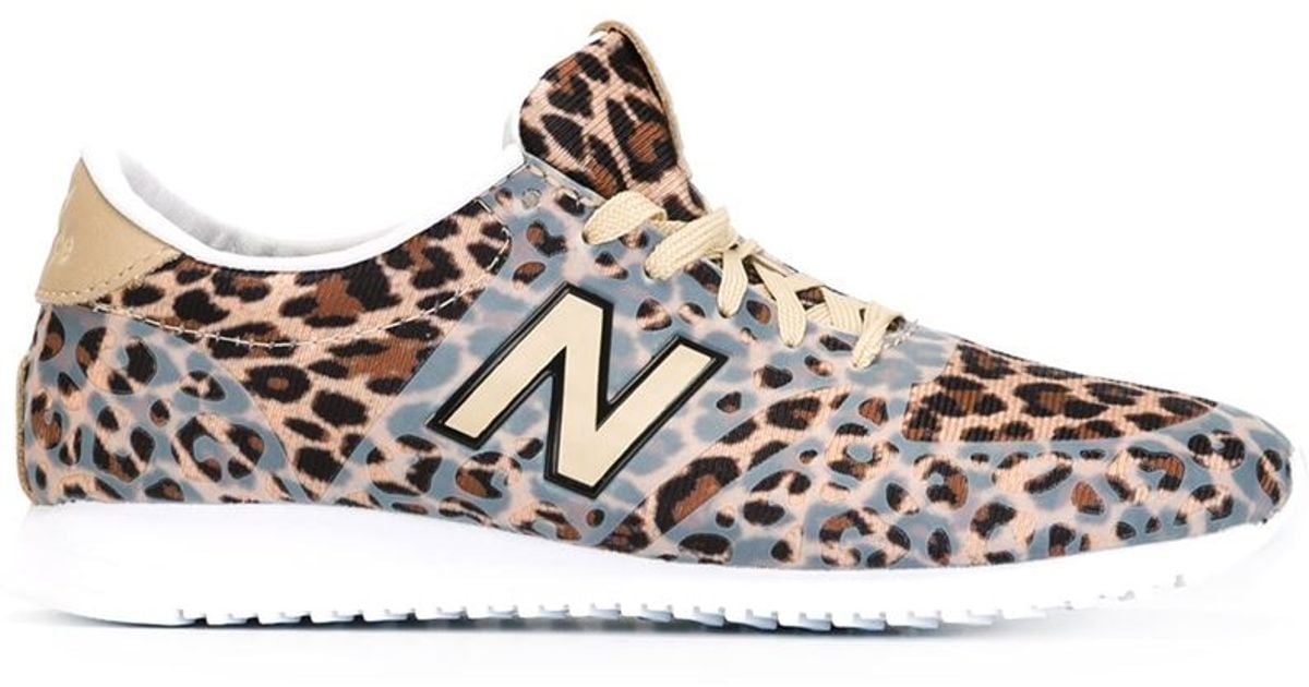 new balance leopard print 420 sneakers