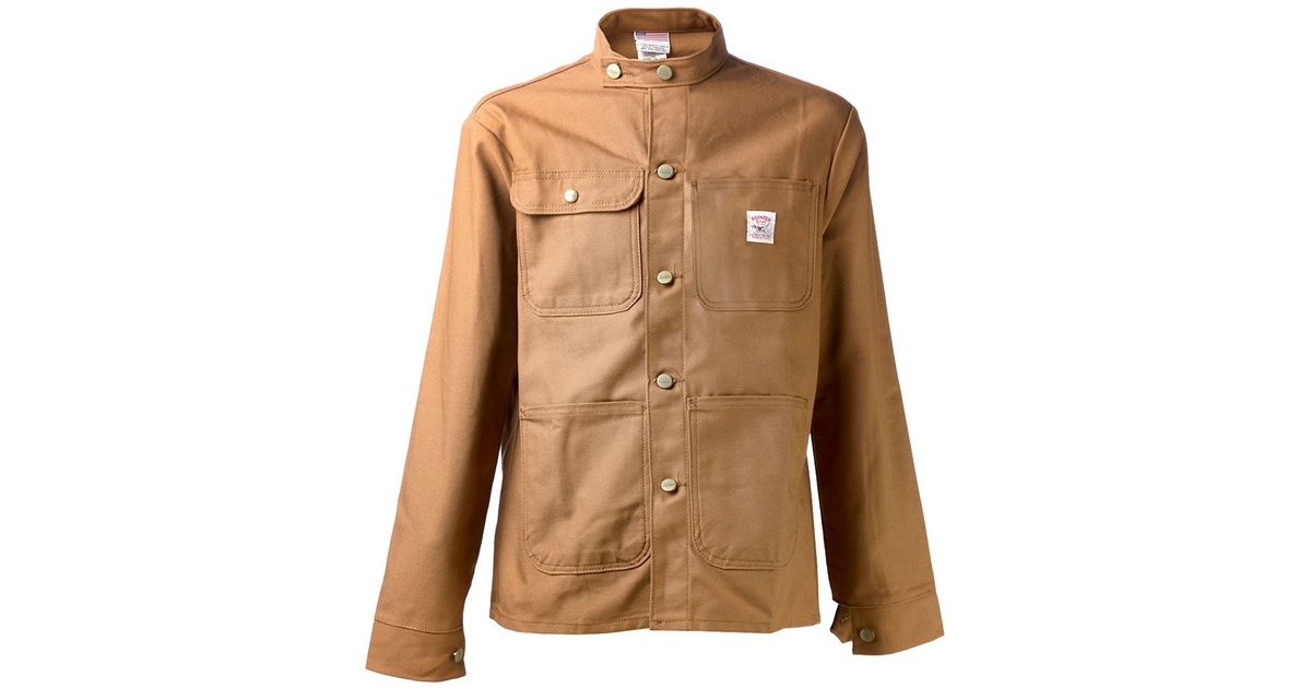 banded collar jacket