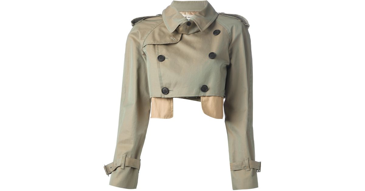 comme des garcons trench coat