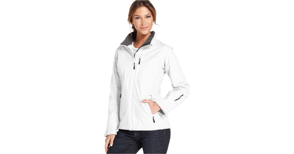 helly hansen white womens jacket