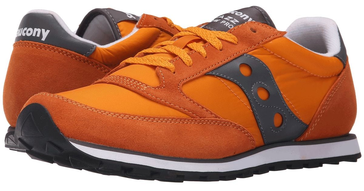 saucony jazz low orange