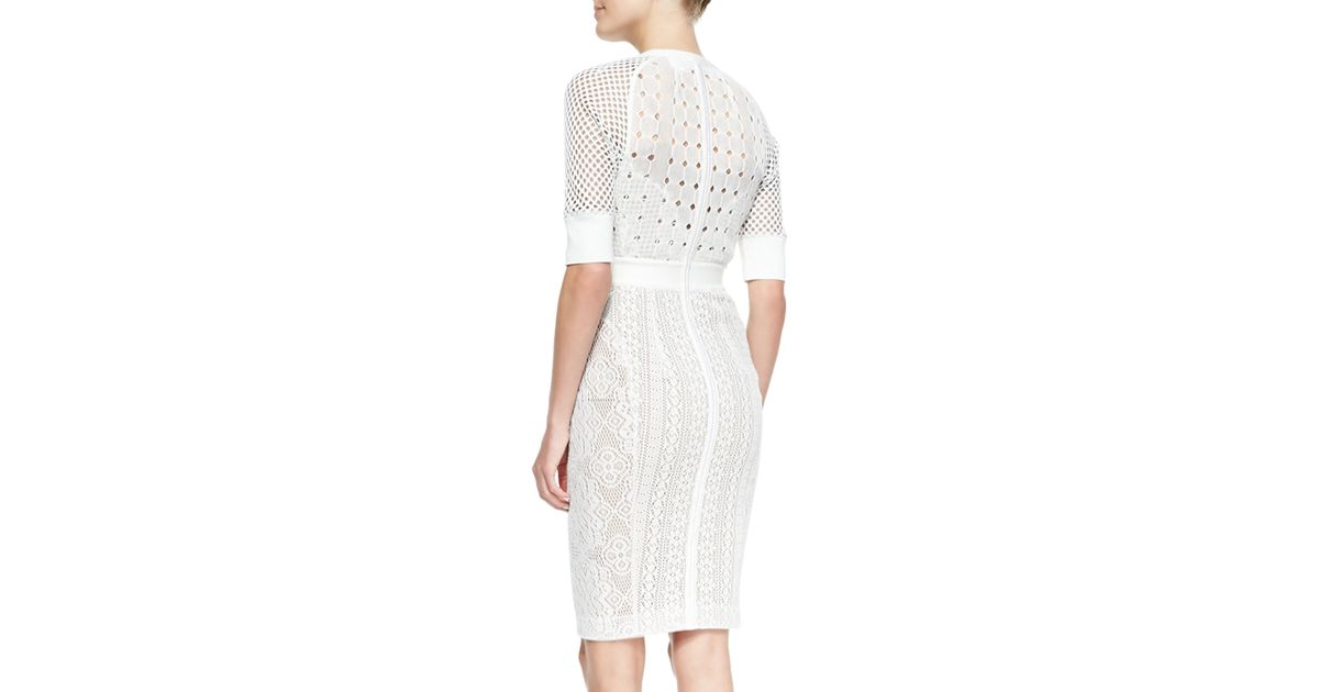 byron lars white dress