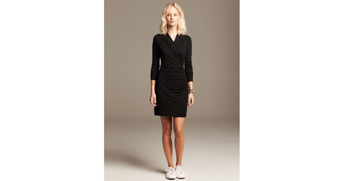 banana republic faux wrap dress