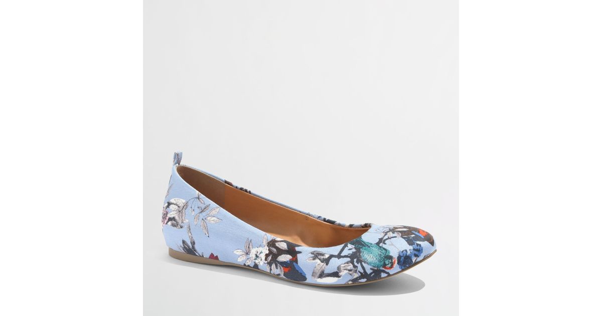 printed ballet flats