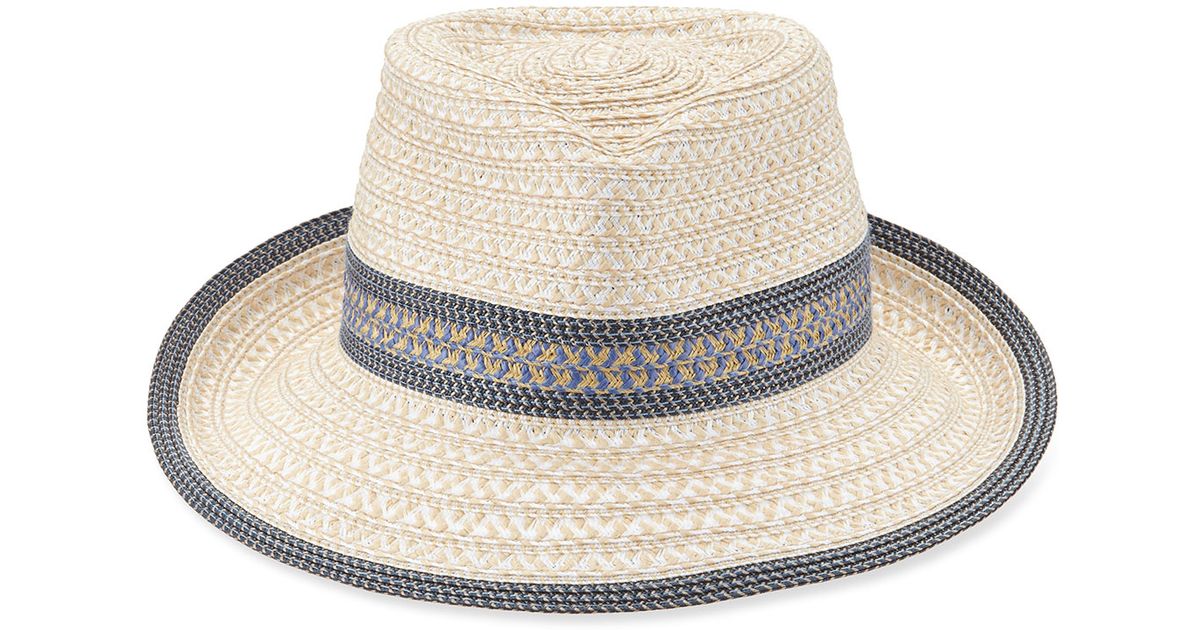 Eric Javits Big Deal Woven Fedora Hat