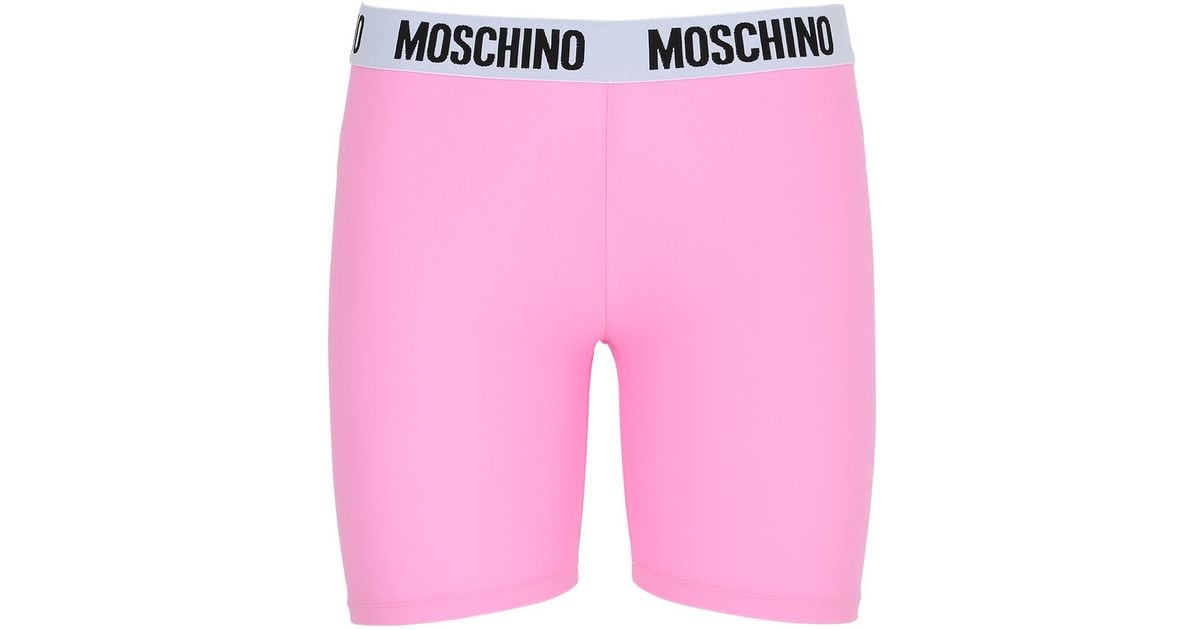 moschino biker shorts