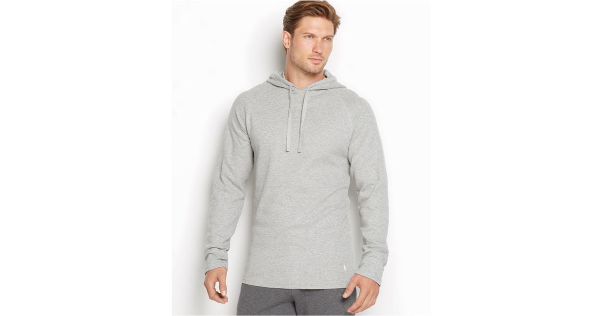 Ralph lauren thermal hoodie Clearance