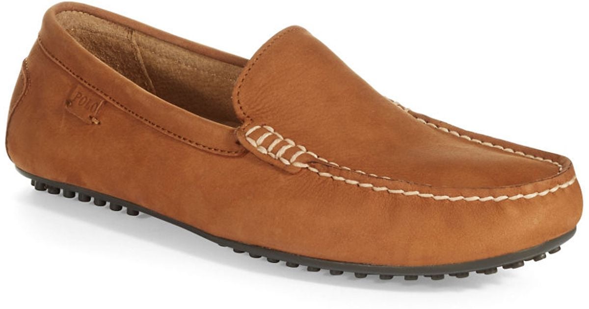 Polo Ralph Lauren Woodley Loafers in Brown for Men - Lyst