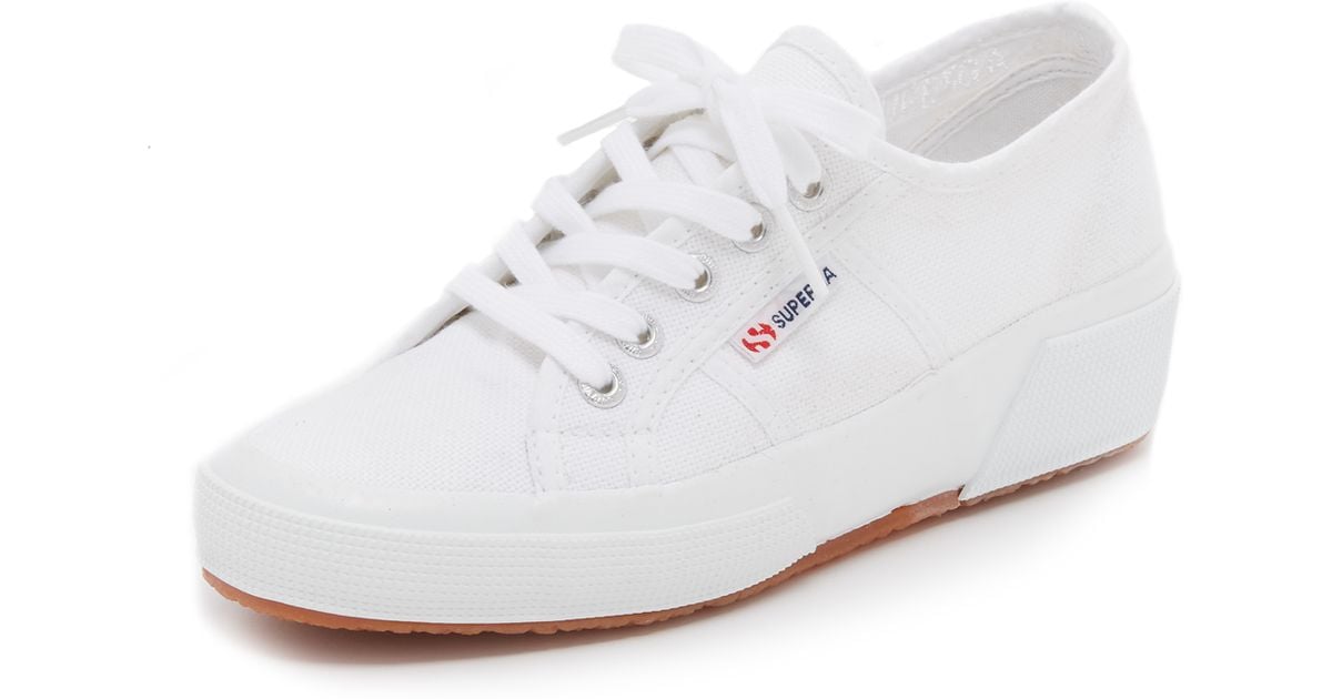 supergas white sneakers