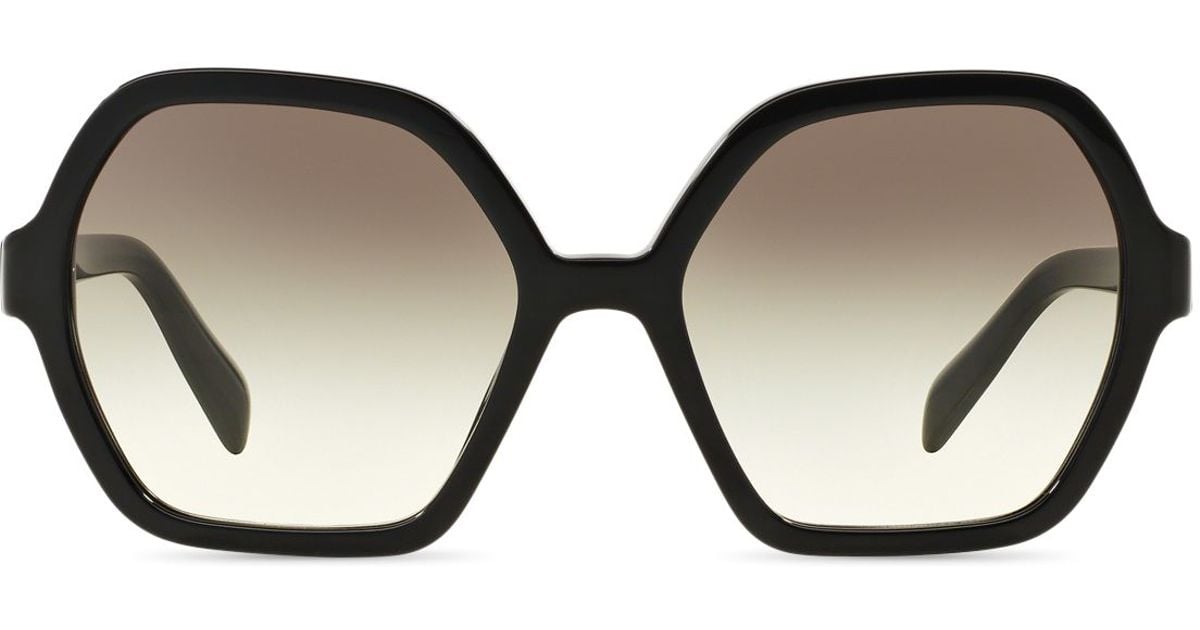 Prada Oversized Octagon Sunglasses in 