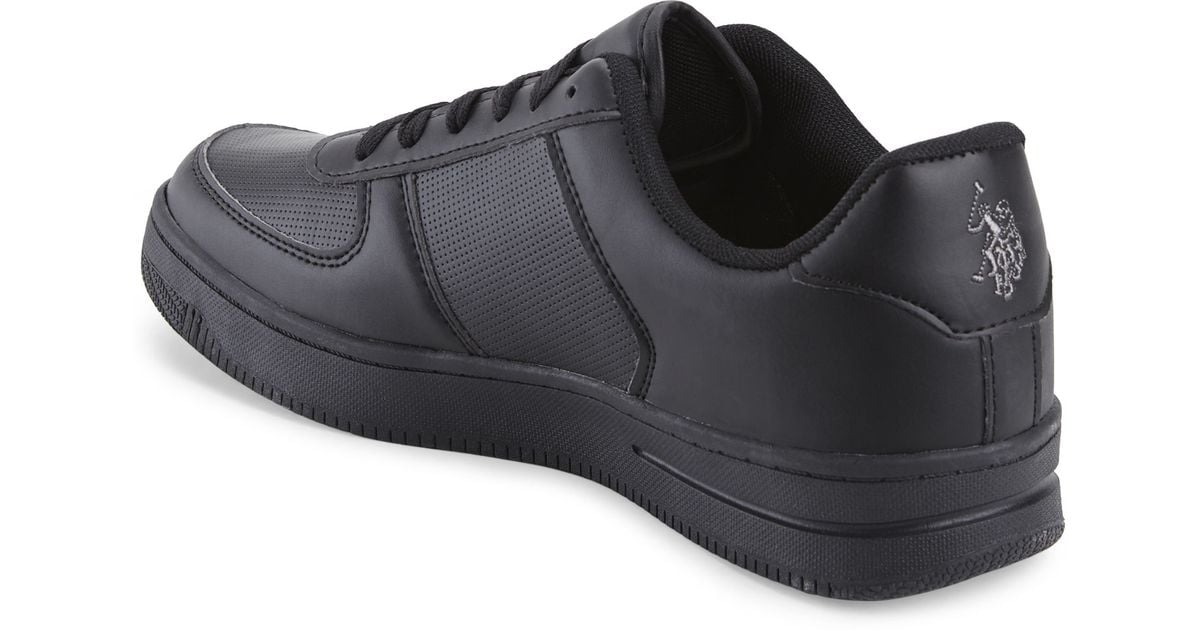 us polo black sneakers