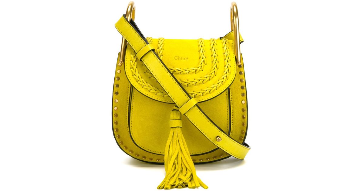 Chlo Mini \u0026#39;hudson\u0026#39; Crossbody Bag in Yellow (YELLOW \u0026amp; ORANGE) | Lyst