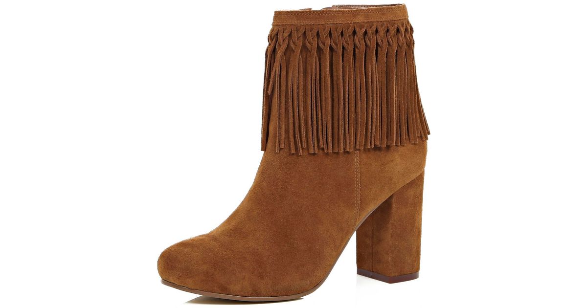 brown tassel boots