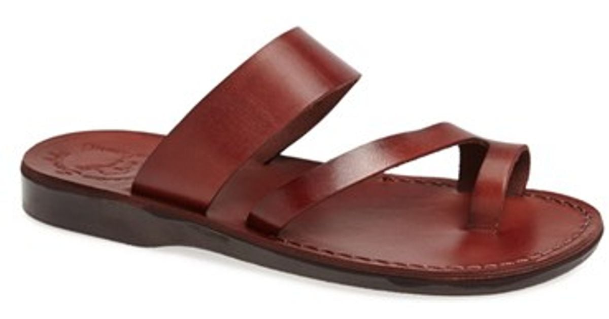 Jerusalem sandals 'zohar' Leather Sandal in Brown for Men Lyst
