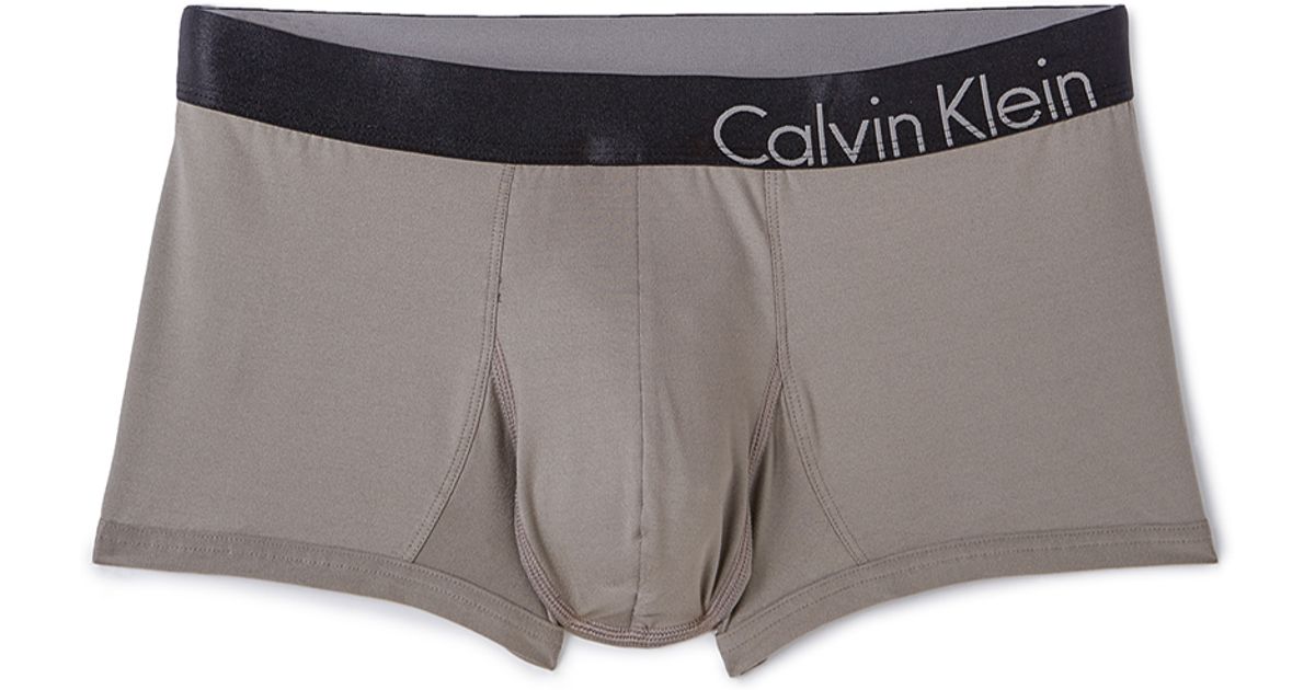 Calvin klein Bold Low Rise Trunks in Black for Men | Lyst