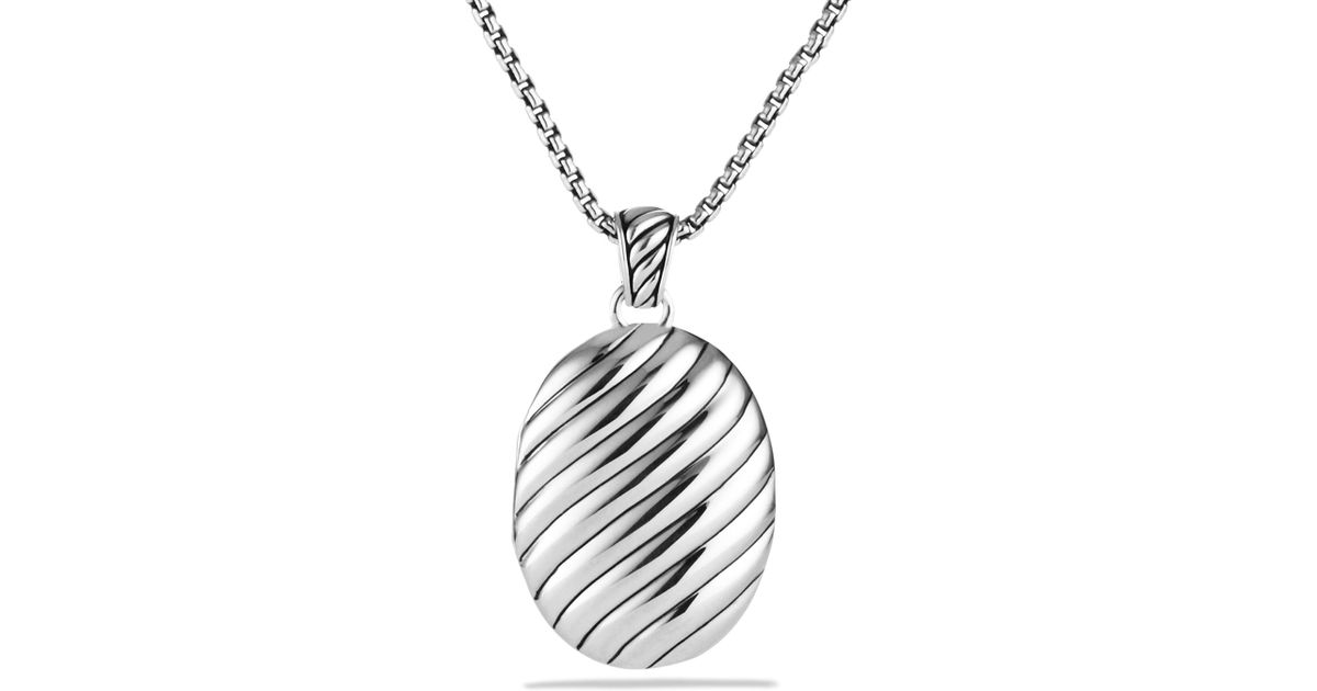 David Yurman Sculpted Cable Locket in 