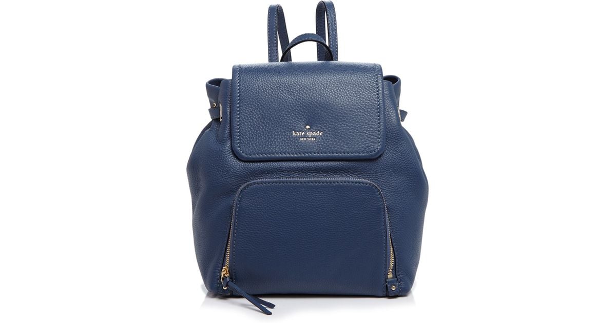blue kate spade backpack