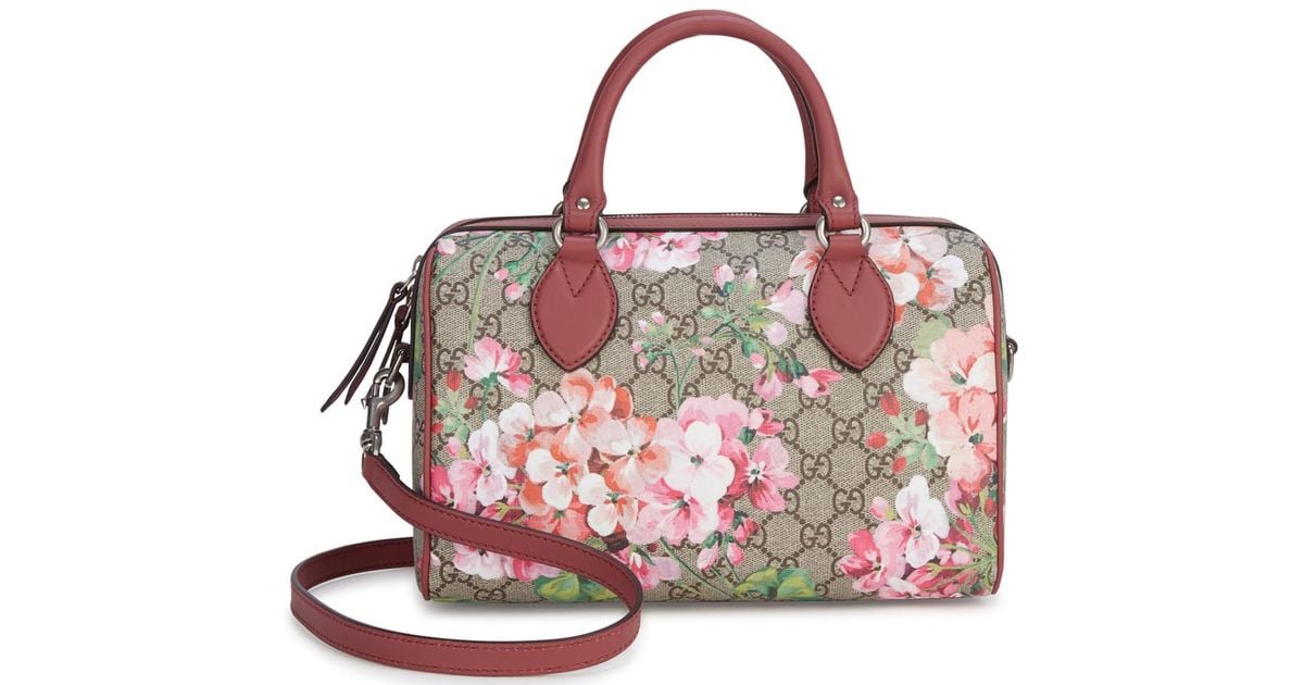 gucci floral shoulder bag