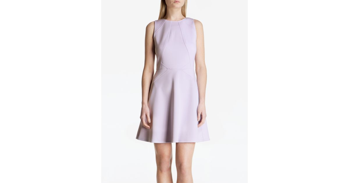 light purple skater dress