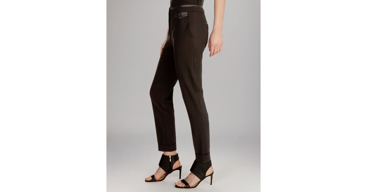 karen millen black trousers