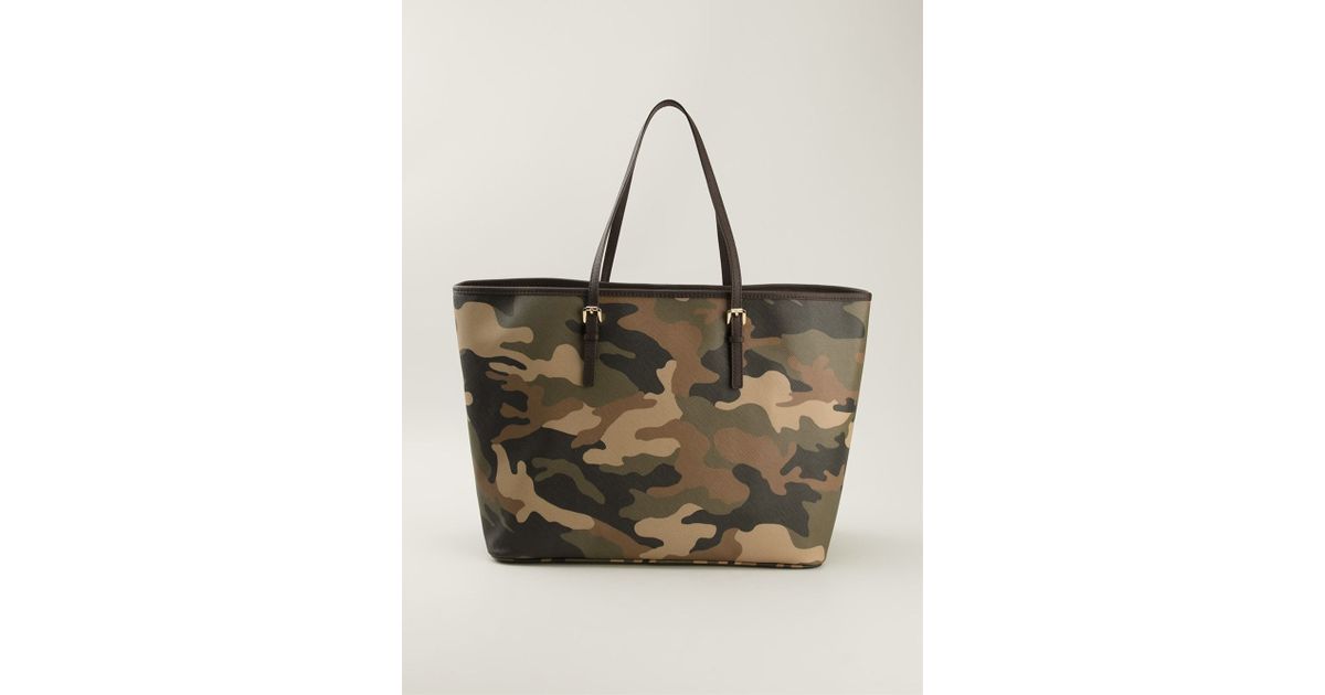 michael kors camouflage tote