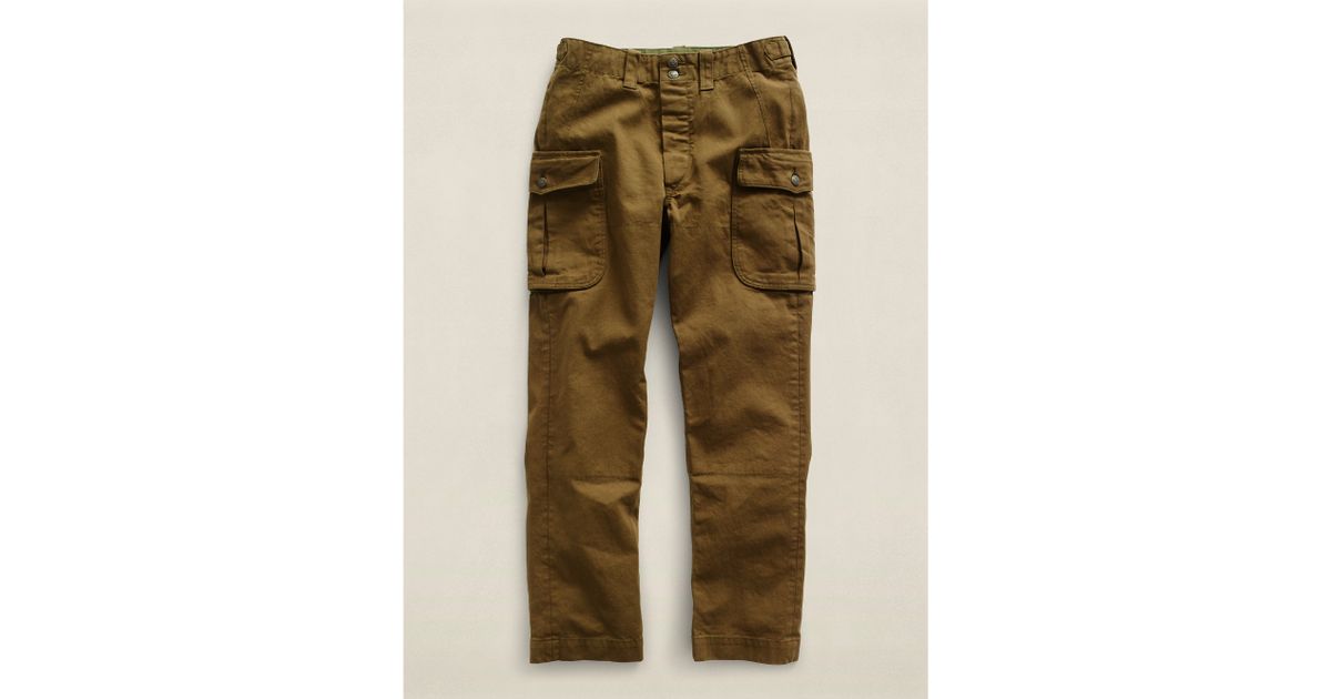 RRL Cotton Harrington Cargo Pant in Brown for Men | Lyst