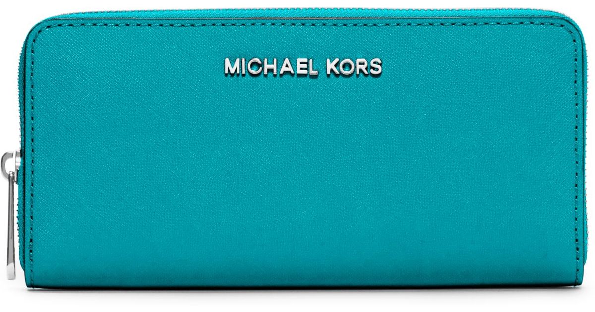 michael kors turquoise wallet