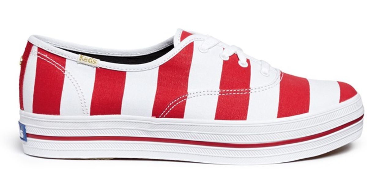 keds center ii canvas stripe