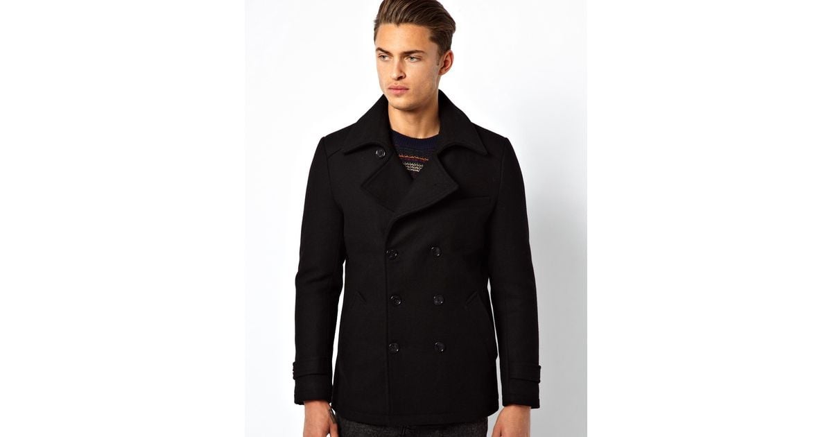 lindbergh wool peacoat