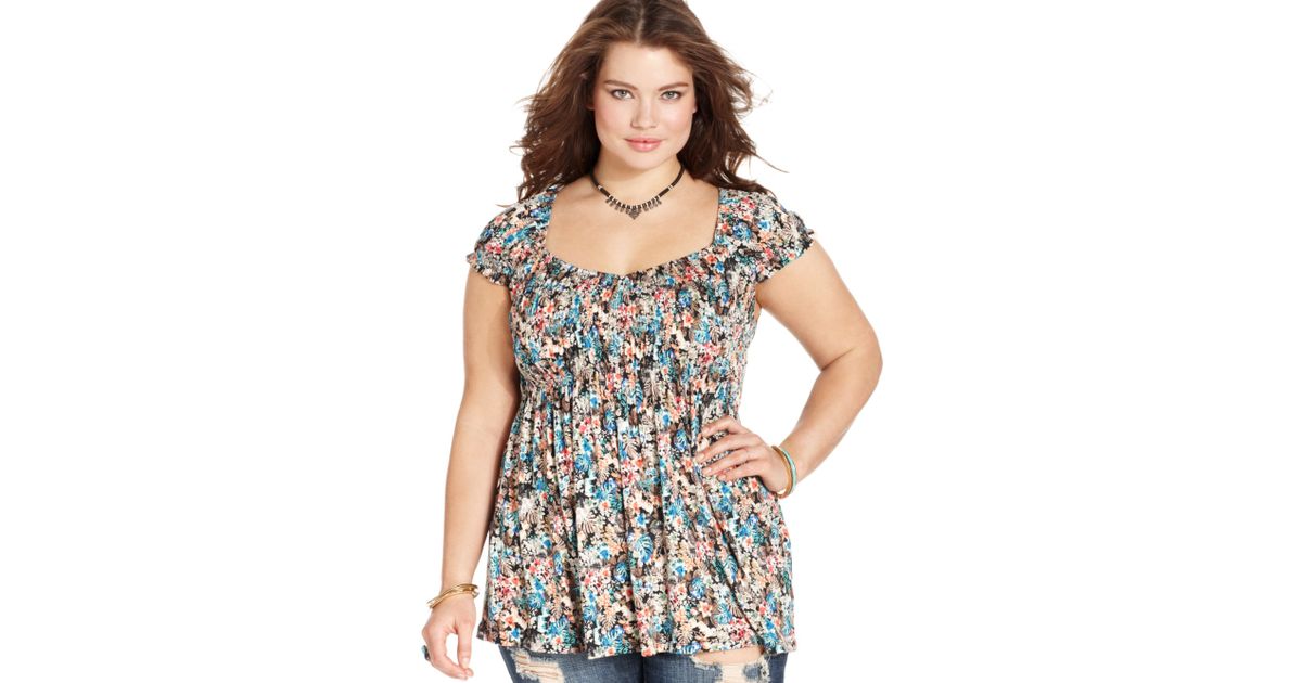plus size black babydoll top