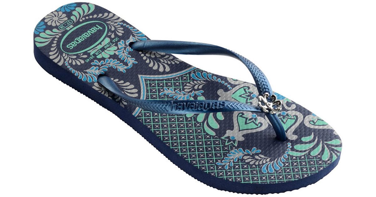 havaianas slim peacock