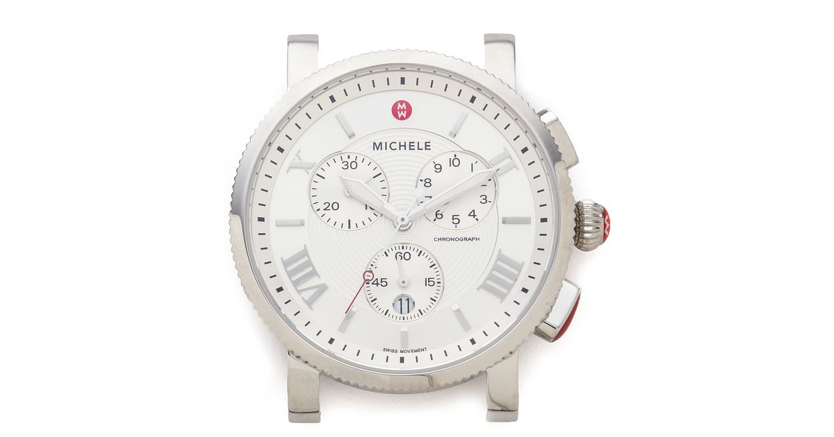 michele large sport sail watch