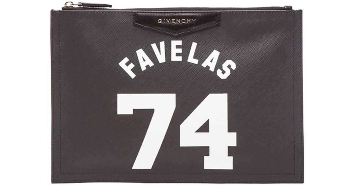 Givenchy Favelas 74 Pouch in Black - Lyst