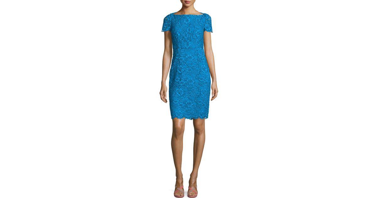 dvf ainsley lace dress