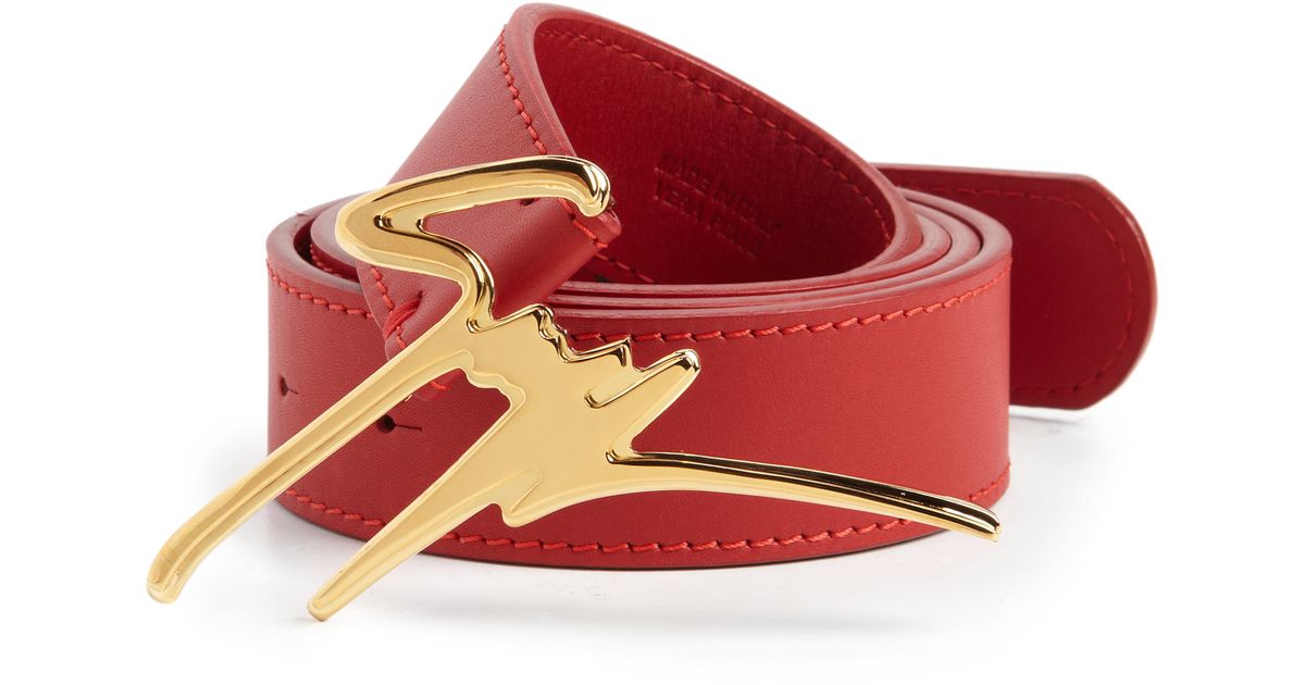 Red Giuseppe Belt Factory Sale, 57% OFF 