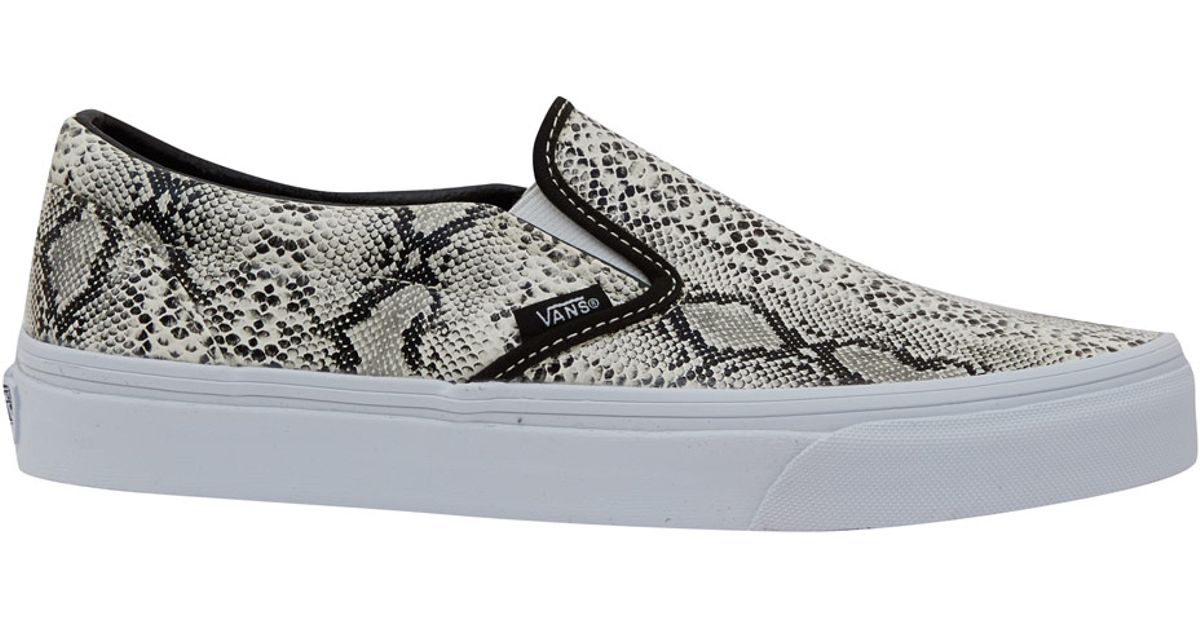 vans snake leather