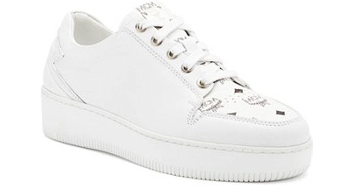 mcm white sneakers