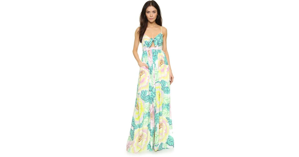 mara hoffman flora stone maxi dress