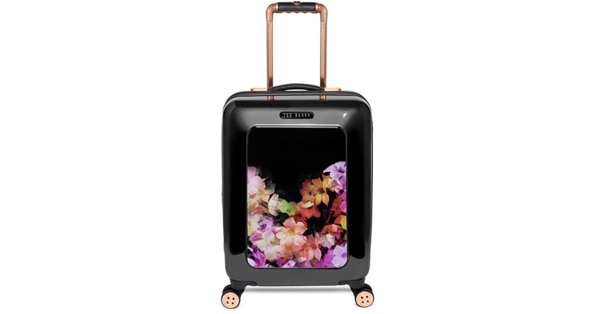 floral hard shell suitcase