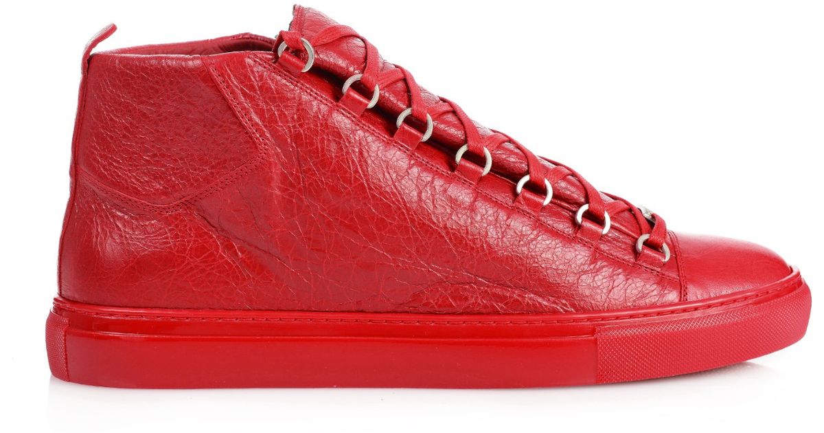 balenciaga red shoes