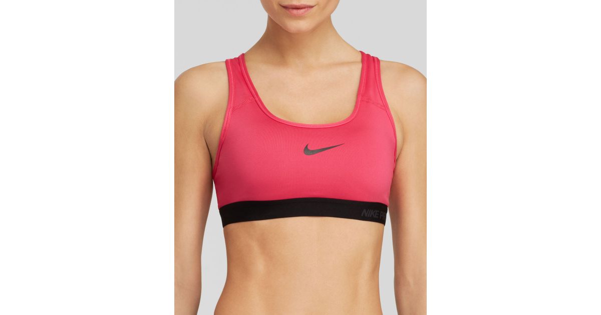 Nike Sports Bra Pro Classic Padded in Vivid Pink (Pink) Lyst