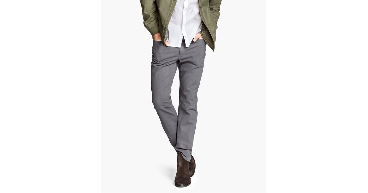 h and m grey trousers