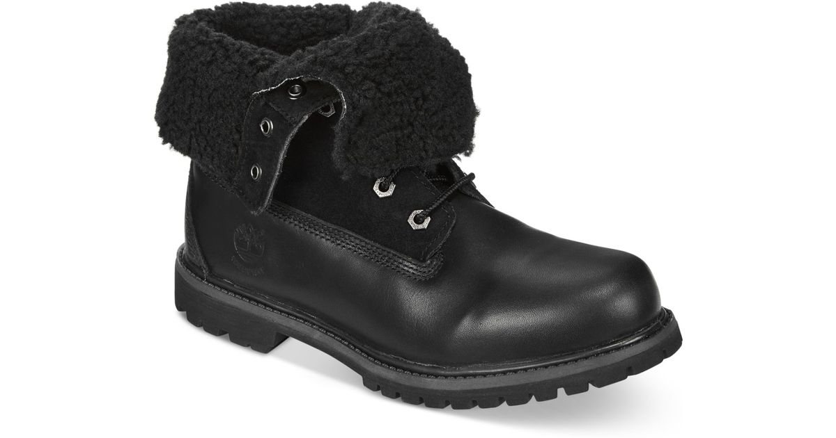 timberland fold over boots