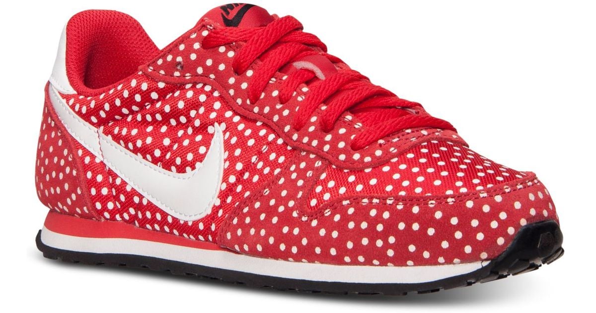 Women'S Genicco Print Casual Sneakers From Line in Red