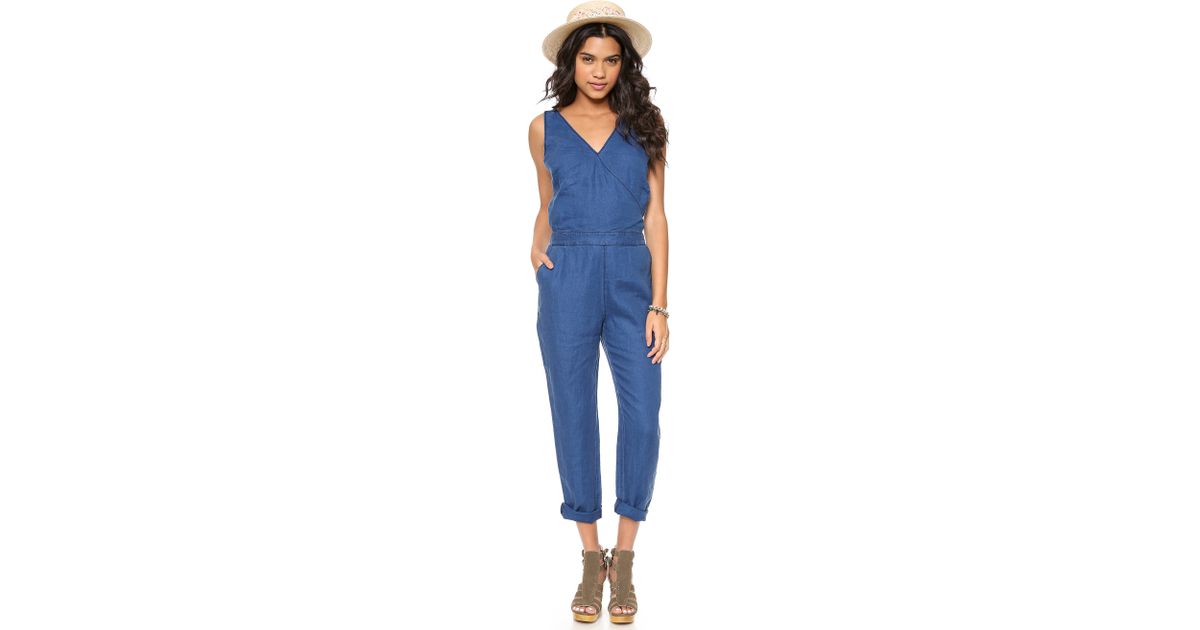madewell chambray jumpsuit