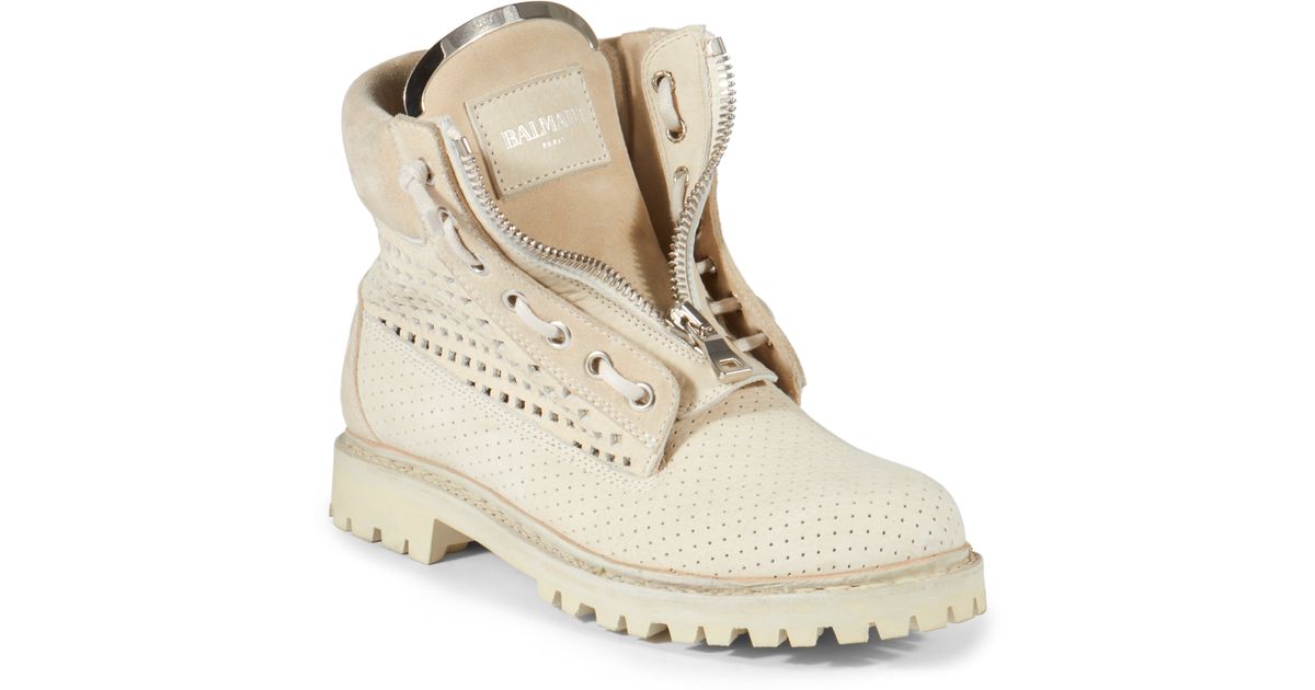 balmain timberland boots