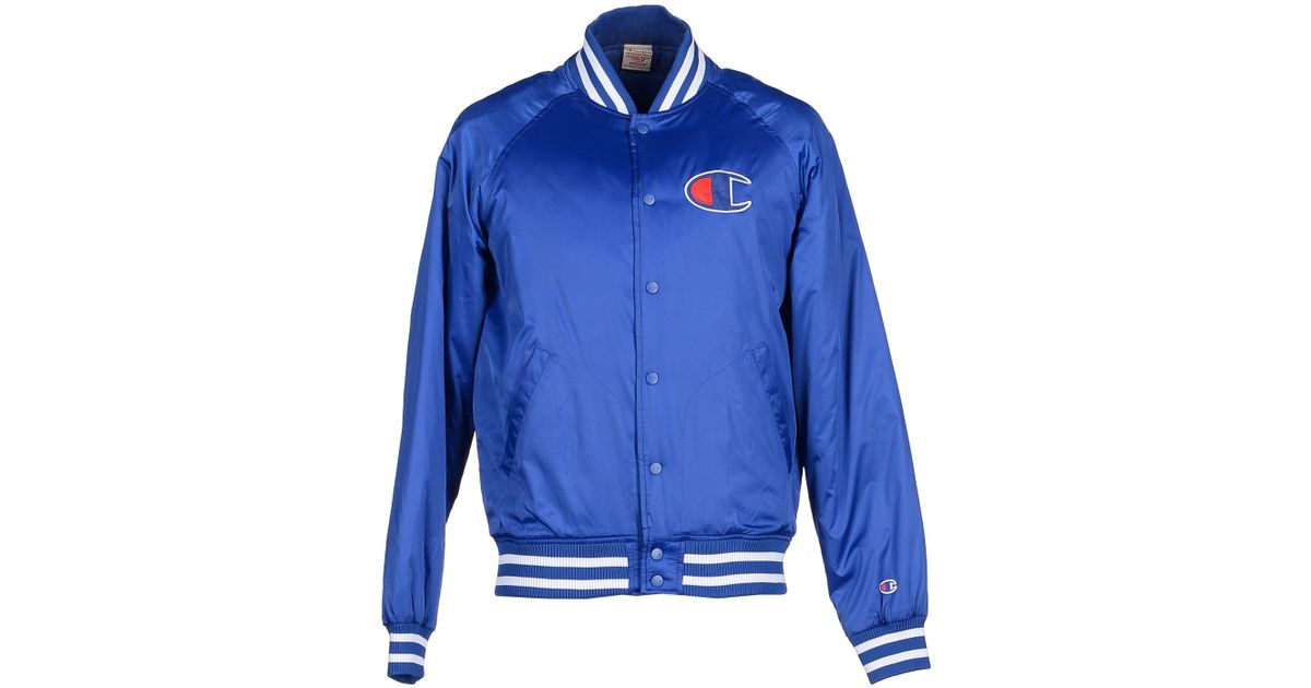 Champion Synthetic Jacket in Blue for 